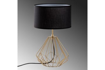Bordlampe Almasi Svart / Gull - Svart / Gull - Belysning - Innendørsbelysning & Lamper - Soveromslampe - Sengelamper - Nattbordslampe stående