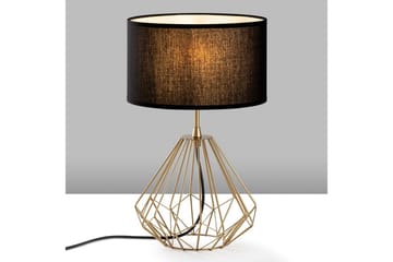 Bordlampe Almasi Svart / Gull - Svart / Gull - Belysning - Innendørsbelysning & Lamper - Soveromslampe - Sengelamper - Nattbordslampe stående