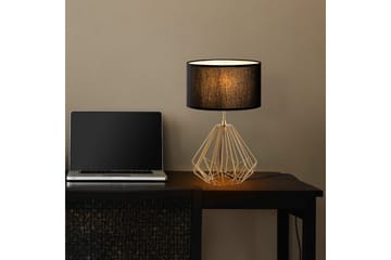 Bordlampe Almasi Svart / Gull - Svart / Gull - Belysning - Innendørsbelysning & Lamper - Soveromslampe - Sengelamper - Nattbordslampe stående