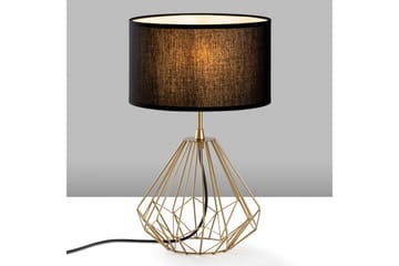 Bordlampe Almasi Svart / Gull - Svart / Gull - Belysning - Innendørsbelysning & Lamper - Soveromslampe - Sengelamper - Nattbordslampe stående