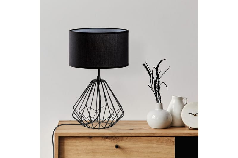 Bordlampe Almasi Svart - Svart - Belysning - Innendørsbelysning & Lamper - Soveromslampe - Sengelamper - Nattbordslampe stående