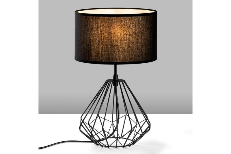 Bordlampe Almasi Svart - Svart - Belysning - Innendørsbelysning & Lamper - Soveromslampe - Sengelamper - Nattbordslampe stående