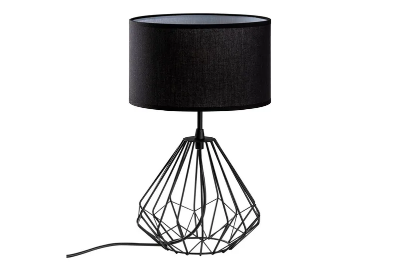 Bordlampe Almasi Svart - Svart - Belysning - Innendørsbelysning & Lamper - Soveromslampe - Sengelamper - Nattbordslampe stående