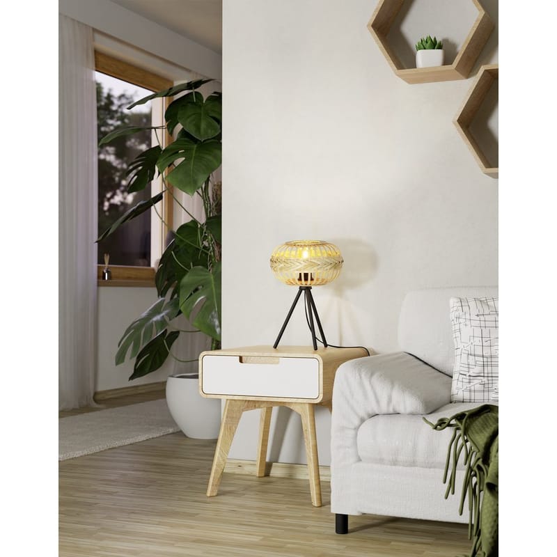 Bordlampe Amsfield - 26 cm - Belysning - Innendørsbelysning & Lamper - Soveromslampe - Sengelamper - Nattbordslampe stående
