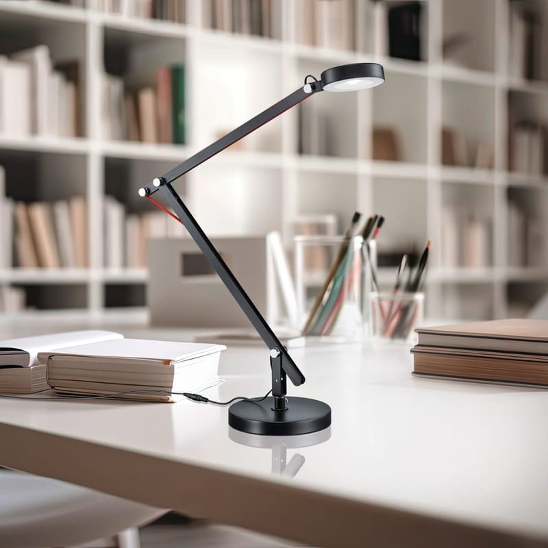 Bordlampe Amsterdam - Svart - Belysning - Innendørsbelysning & Lamper - Soveromslampe - Sengelamper - Nattbordslampe stående