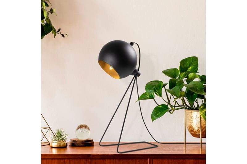 Bordlampe Blandet Svart / Gull - Svart / Gull - Belysning - Innendørsbelysning & Lamper - Soveromslampe - Sengelamper - Nattbordslampe stående