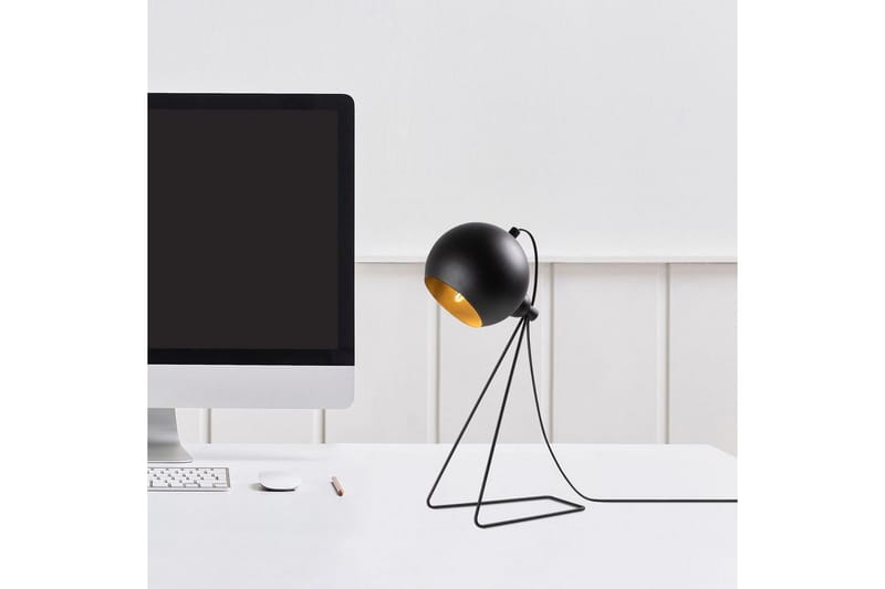 Bordlampe Blandet Svart / Gull - Svart / Gull - Belysning - Innendørsbelysning & Lamper - Soveromslampe - Sengelamper - Nattbordslampe stående