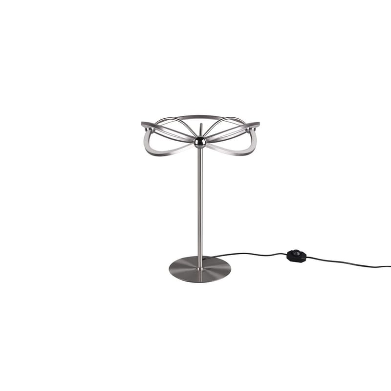 Bordlampe Charivari - Børstet stål - Belysning - Innendørsbelysning & Lamper - Soveromslampe - Sengelamper - Nattbordslampe stående