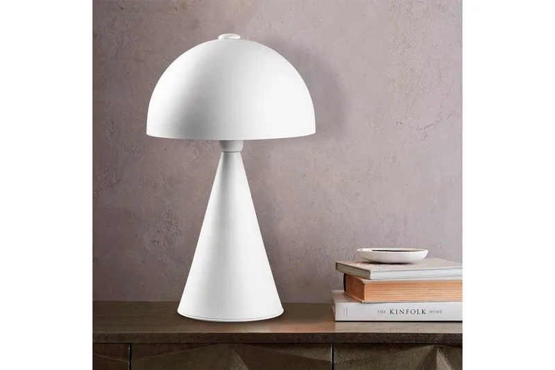 Bordlampe Chichela Hvit - Hvit - Belysning - Innendørsbelysning & Lamper - Soveromslampe - Sengelamper - Nattbordslampe stående