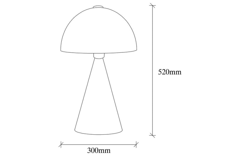 Bordlampe Chichela Svart - Svart - Belysning - Innendørsbelysning & Lamper - Soveromslampe - Sengelamper - Nattbordslampe stående