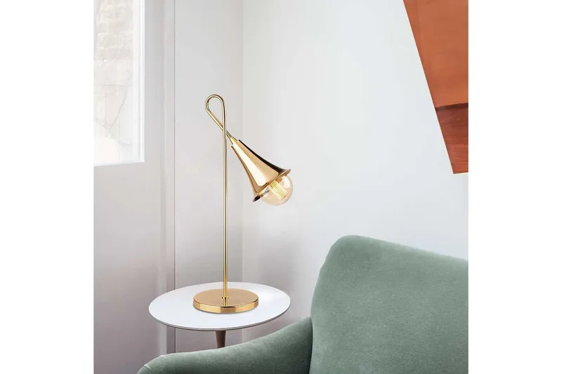 Bordlampe Dorougradia Gull - Gull - Belysning - Innendørsbelysning & Lamper - Soveromslampe - Sengelamper - Nattbordslampe stående