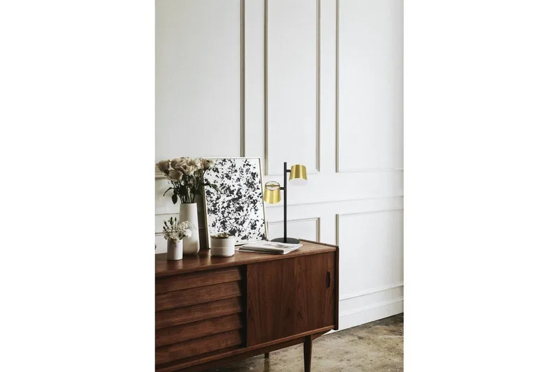 Bordlampe Eglo Altamira Svart/Messing - Belysning - Innendørsbelysning & Lamper - Soveromslampe - Sengelamper - Nattbordslampe stående