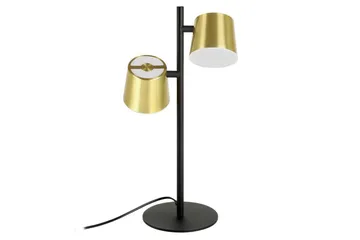 Bordlampe Eglo Altamira Svart/Messing - Belysning - Innendørsbelysning & Lamper - Soveromslampe - Sengelamper - Nattbordslampe stående