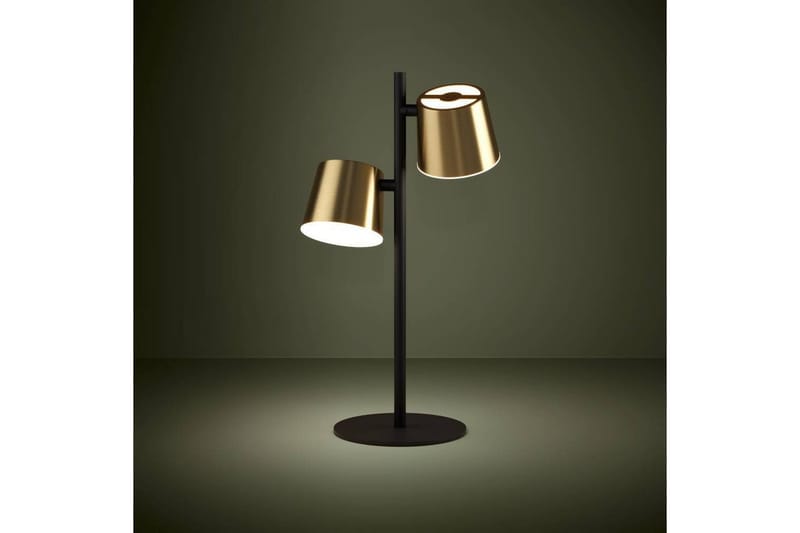 Bordlampe Eglo Altamira Svart/Messing - Belysning - Innendørsbelysning & Lamper - Soveromslampe - Sengelamper - Nattbordslampe stående
