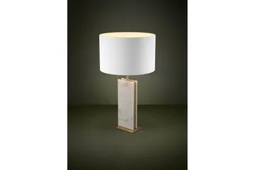 Bordlampe Eglo Belesar Messing/Hvit - Messing/Hvit - Belysning - Innendørsbelysning & Lamper - Soveromslampe - Sengelamper - Nattbordslampe stående