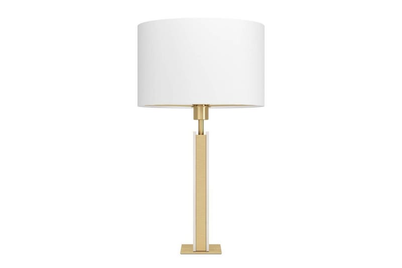 Bordlampe Eglo Belesar Messing/Hvit - Messing/Hvit - Belysning - Innendørsbelysning & Lamper - Soveromslampe - Sengelamper - Nattbordslampe stående