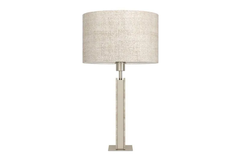 Bordlampe Eglo Belesar Nikkel/Natur - Nikkel/Natur - Belysning - Innendørsbelysning & Lamper - Soveromslampe - Sengelamper - Nattbordslampe stående