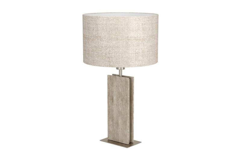 Bordlampe Eglo Belesar Nikkel/Natur - Nikkel/Natur - Belysning - Innendørsbelysning & Lamper - Soveromslampe - Sengelamper - Nattbordslampe stående
