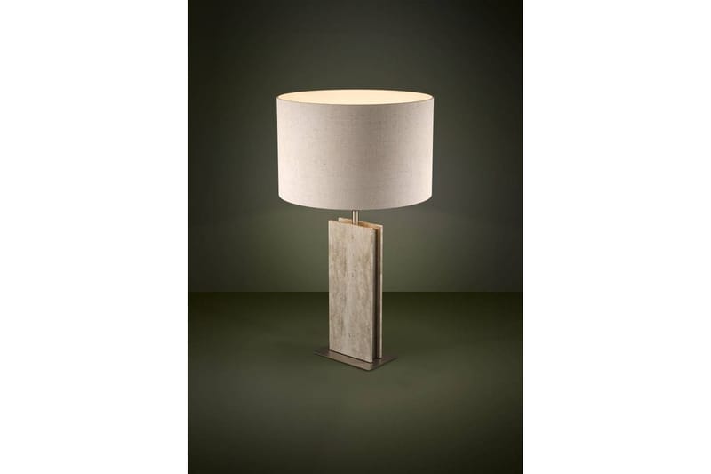 Bordlampe Eglo Belesar Nikkel/Natur - Nikkel/Natur - Belysning - Innendørsbelysning & Lamper - Soveromslampe - Sengelamper - Nattbordslampe stående