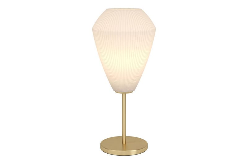 Bordlampe Eglo Caprarola - Messing/Beige - Belysning - Innendørsbelysning & Lamper - Soveromslampe - Sengelamper - Nattbordslampe stående