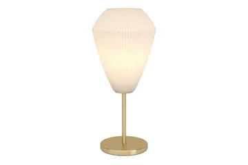 Bordlampe Eglo Caprarola - Messing/Beige - Belysning - Innendørsbelysning & Lamper - Soveromslampe - Sengelamper - Nattbordslampe stående