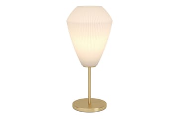 Bordlampe Eglo Caprarola - Messing/Beige - Belysning - Innendørsbelysning & Lamper - Soveromslampe - Sengelamper - Nattbordslampe stående