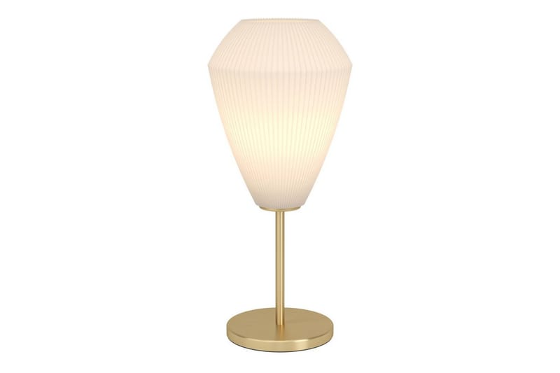 Bordlampe Eglo Caprarola - Messing/Beige - Belysning - Innendørsbelysning & Lamper - Soveromslampe - Sengelamper - Nattbordslampe stående