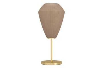 Bordlampe Eglo Caprarola - Messing/Beige - Belysning - Innendørsbelysning & Lamper - Soveromslampe - Sengelamper - Nattbordslampe stående