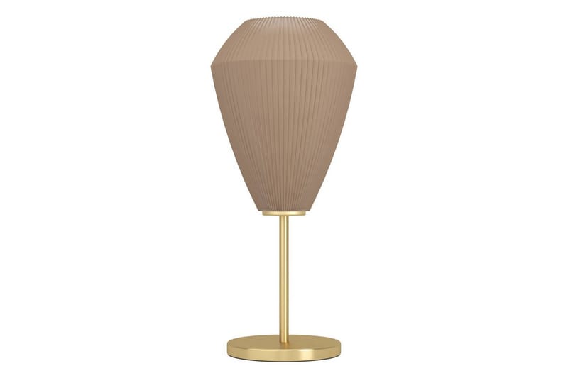 Bordlampe Eglo Caprarola - Messing/Beige - Belysning - Innendørsbelysning & Lamper - Soveromslampe - Sengelamper - Nattbordslampe stående