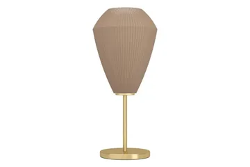 Bordlampe Eglo Caprarola - Messing/Beige - Belysning - Innendørsbelysning & Lamper - Soveromslampe - Sengelamper - Nattbordslampe stående