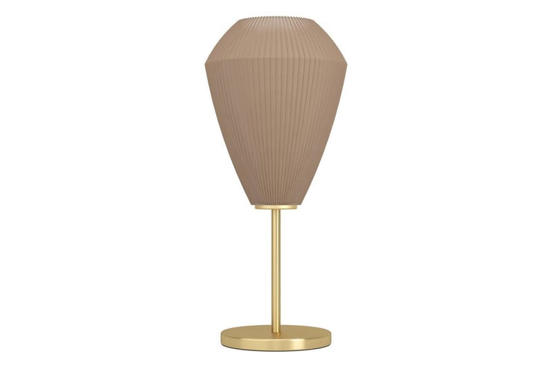 Bordlampe Eglo Caprarola - Messing/Beige - Belysning - Innendørsbelysning & Lamper - Soveromslampe - Sengelamper - Nattbordslampe stående
