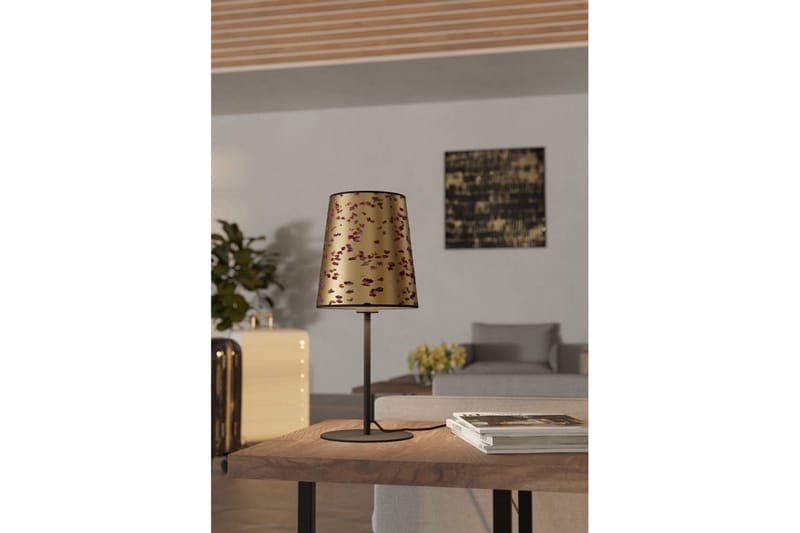 Bordlampe Eglo Castuera Gull med Roseblad - Belysning - Innendørsbelysning & Lamper - Soveromslampe - Sengelamper - Nattbordslampe stående