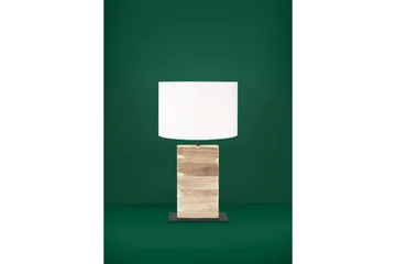 Bordlampe Eglo Contessore Rett Vit/tre - Belysning - Innendørsbelysning & Lamper - Soveromslampe - Sengelamper - Nattbordslampe stående