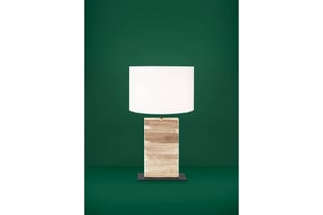 Bordlampe Eglo Contessore Rett Vit/tre - Belysning - Innendørsbelysning & Lamper - Soveromslampe - Sengelamper - Nattbordslampe stående