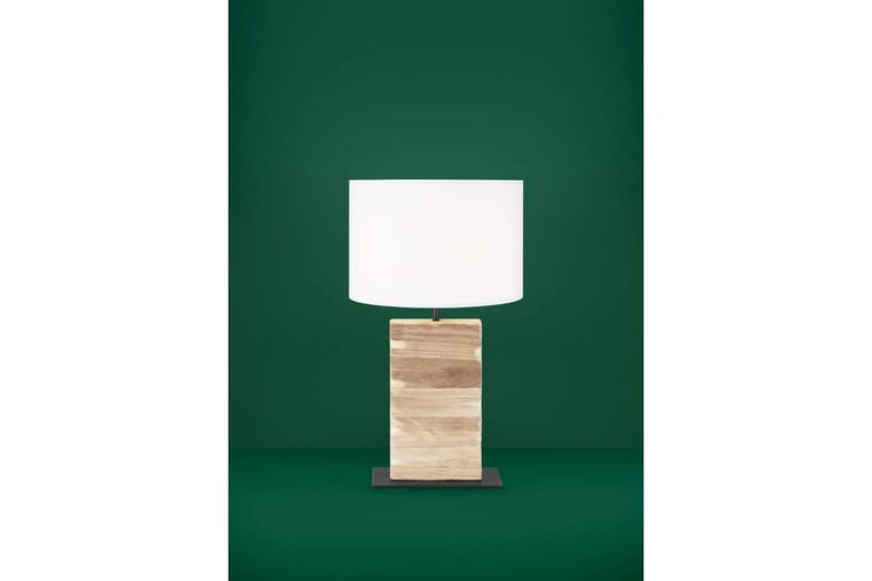 Bordlampe Eglo Contessore Rett Vit/tre - Belysning - Innendørsbelysning & Lamper - Soveromslampe - Sengelamper - Nattbordslampe stående