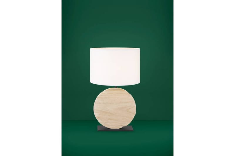Bordlampe Eglo Contessore Rundt Vit/Tre - Belysning - Innendørsbelysning & Lamper - Soveromslampe - Sengelamper - Nattbordslampe stående