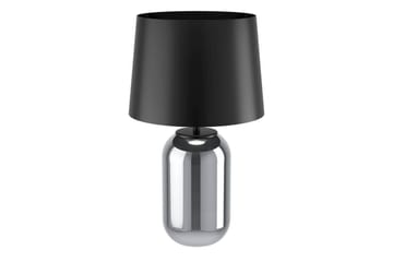 Bordlampe Eglo Cuite Svart/Stål - Svart/Stål - Belysning - Innendørsbelysning & Lamper - Soveromslampe - Sengelamper - Nattbordslampe stående