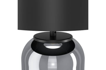 Bordlampe Eglo Cuite Svart/Stål - Svart/Stål - Belysning - Innendørsbelysning & Lamper - Soveromslampe - Sengelamper - Nattbordslampe stående