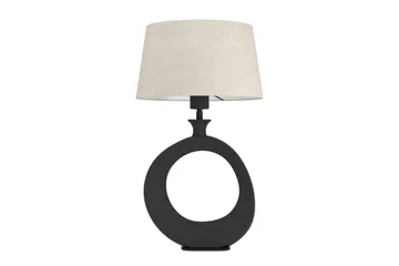 Bordlampe Eglo Diezma Svart/Natur 52 cm - 52 cm - Belysning - Innendørsbelysning & Lamper - Soveromslampe - Sengelamper - Nattbordslampe stående