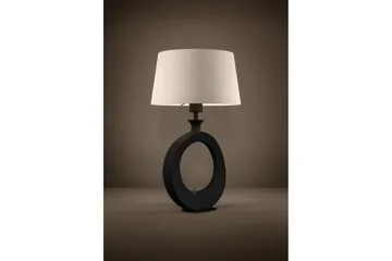 Bordlampe Eglo Diezma Svart/Natur 52 cm - 52 cm - Belysning - Innendørsbelysning & Lamper - Soveromslampe - Sengelamper - Nattbordslampe stående