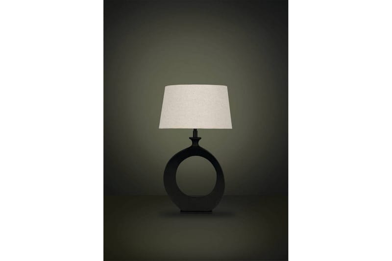 Bordlampe Eglo Diezma Svart/Natur 52 cm - 52 cm - Belysning - Innendørsbelysning & Lamper - Soveromslampe - Sengelamper - Nattbordslampe stående
