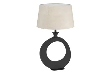 Bordlampe Eglo Diezma Svart/Natur 52 cm - 52 cm - Belysning - Innendørsbelysning & Lamper - Soveromslampe - Sengelamper - Nattbordslampe stående