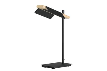 Bordlampe Eglo Ermua - Svart/Brun - Belysning - Innendørsbelysning & Lamper - Soveromslampe - Sengelamper - Nattbordslampe stående