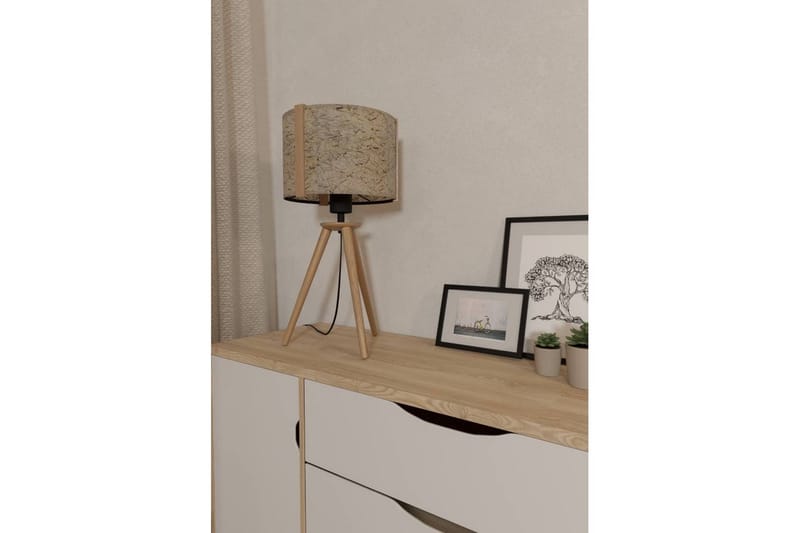 Bordlampe Eglo Hontongas Brun - Belysning - Innendørsbelysning & Lamper - Soveromslampe - Sengelamper - Nattbordslampe stående