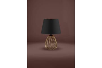 Bordlampe Eglo Jazminia Messing/Klar - Belysning - Innendørsbelysning & Lamper - Soveromslampe - Sengelamper - Nattbordslampe stående