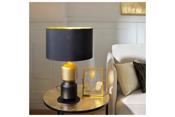 Bordlampe Eglo Laurignano Svart/Gull - Belysning - Innendørsbelysning & Lamper - Soveromslampe - Sengelamper - Nattbordslampe stående