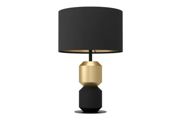 Bordlampe Eglo Laurignano Svart/Gull - Belysning - Innendørsbelysning & Lamper - Soveromslampe - Sengelamper - Nattbordslampe stående