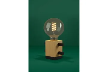 Bordlampe Eglo Levantara Svart/Tre - Belysning - Innendørsbelysning & Lamper - Soveromslampe - Sengelamper - Nattbordslampe stående