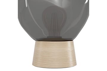 Bordlampe Eglo Magacela Grå/Transparent - Belysning - Innendørsbelysning & Lamper - Soveromslampe - Sengelamper - Nattbordslampe stående