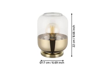 Bordlampe Eglo Maryvilla - Bronse/Gull - Belysning - Innendørsbelysning & Lamper - Soveromslampe - Sengelamper - Nattbordslampe stående